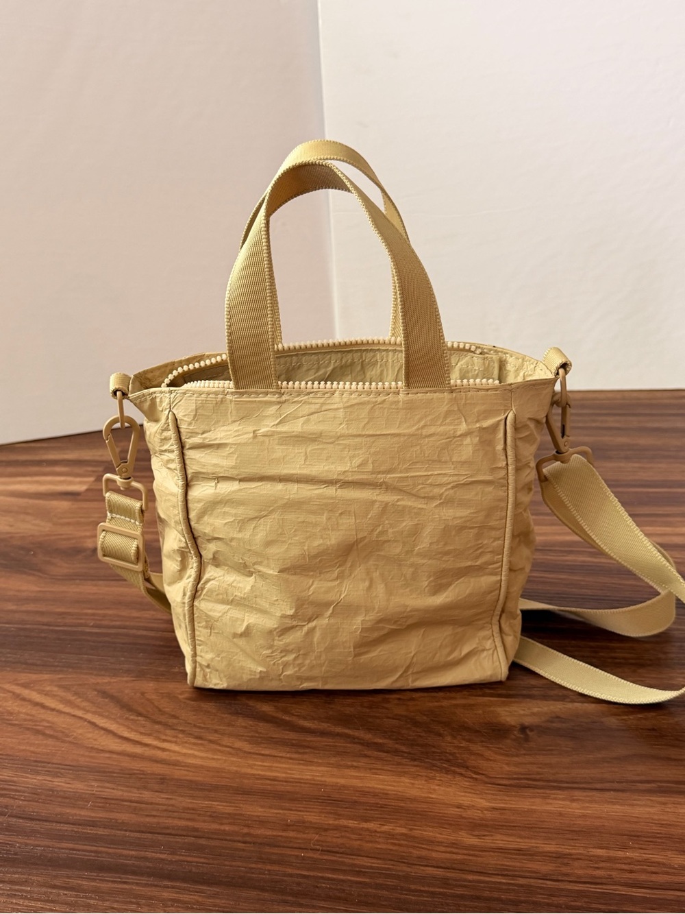 ALOHA Collection Mini Tote / Crossbody Bag — Sand Beige - Picture 2 of 5